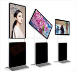 55"LG Panel High Resolution Digital Signage Floor Standing Indoor LCD Rotating Controlled Touched Screen for Advertising