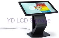 Freestanding LCD Touch Screen Kiosk Indoor AD Player With 178 View Angle