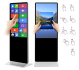 Easy Operating LCD Advertising Display , Digital Signage Stand One Year Warranty