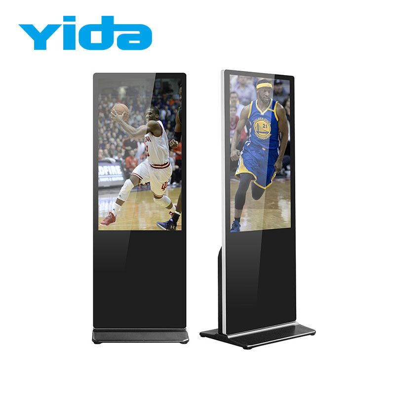 Indoor 55 Inch Floor Stand LCD Poster Removable LCD Digital Signage Kiosk