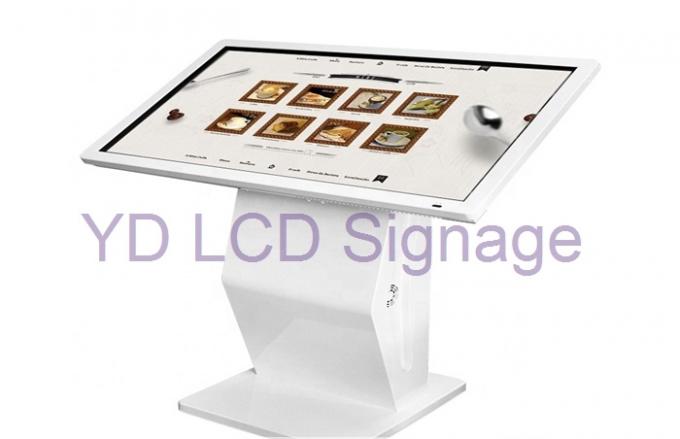 De volledige HD-Kiosk van de Touch screeninformatie, Draagbare Commerciële Digitale Signage