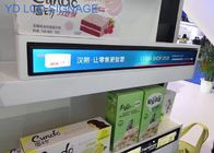 Indoor LCD Shelf Bar Long Slim LCD Price Digital Signage Lighting Display Panel for Chain Store