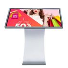 Information Kiosk 500 Nits 43 Inch Freestanding LCD Signage