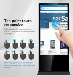 1920x1080 43" 450 Nits Lcd Digital Signage Kiosk
